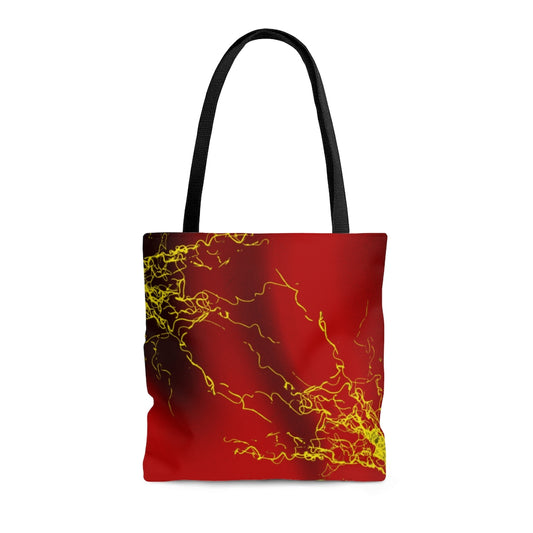 Gold Electric Lights Tote Bag