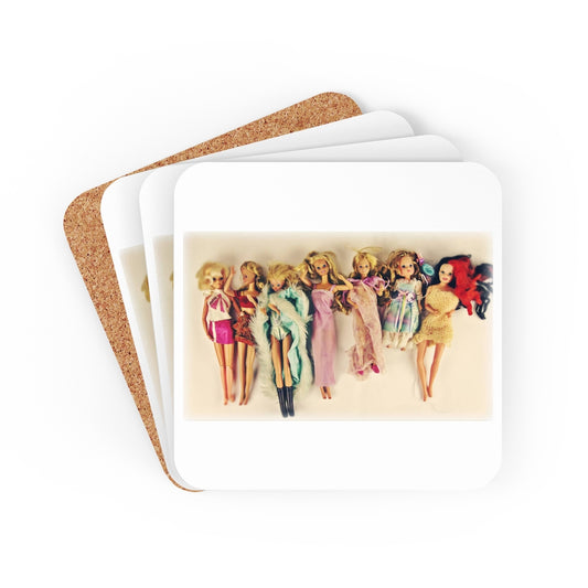 Barbie Cork Back Coaster