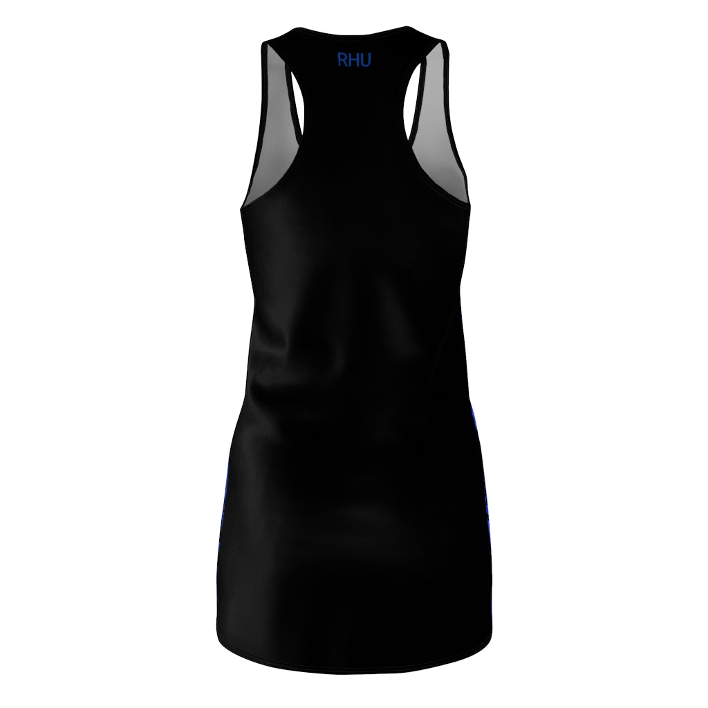 Human Rights LINFA Women's Cut & Sew Racerback Dress Blue Black