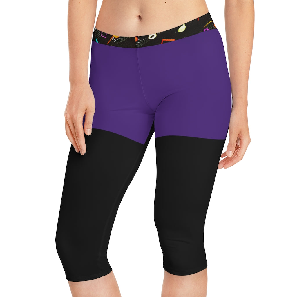 Women's Shortgings Notes/Purple/Black