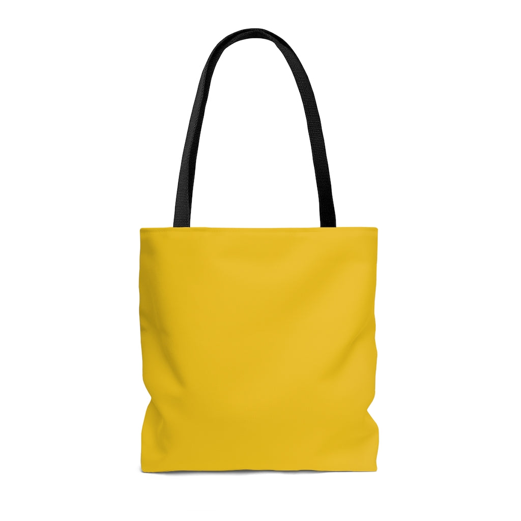 Cat Sleep Eat Tote Bag Yellow