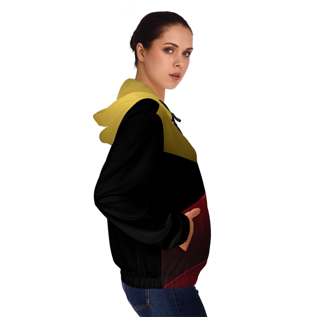 Women’s Full-Zip Hoodie Crossed Gold/Red/Black