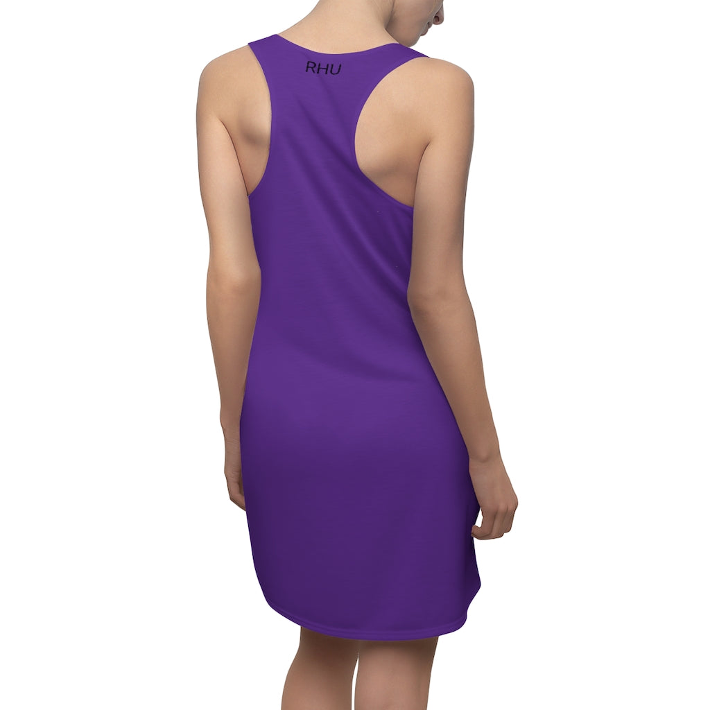 Electric Lights Women's Cut & Sew Racerback Dress Purple