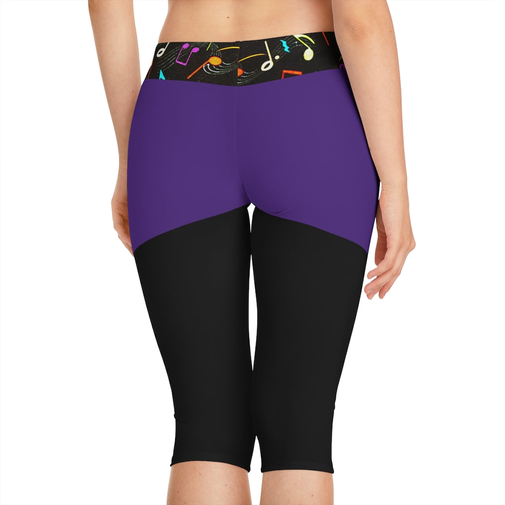 Women's Shortgings Notes/Purple/Black