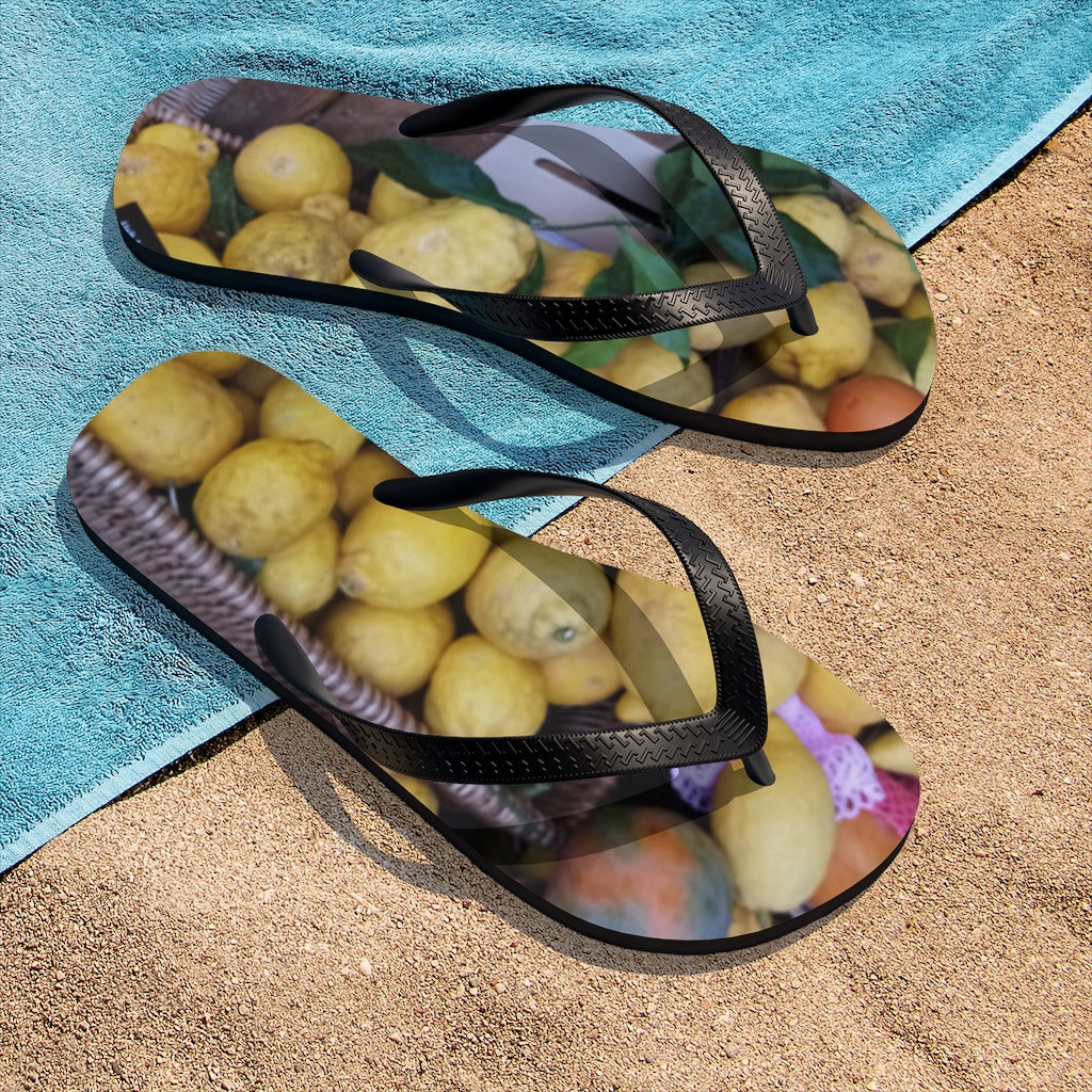 Get Healthy Lemon Unisex Flip-Flops