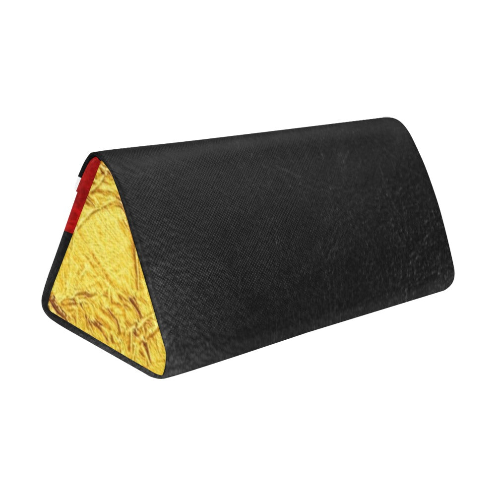 Gold Red White Black Foldable Glasses Case