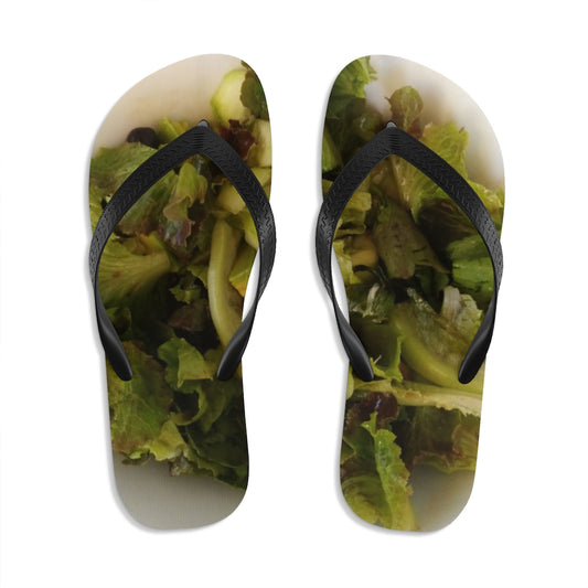 Get Healthy Avocado Lettuce Unisex Flip-Flops