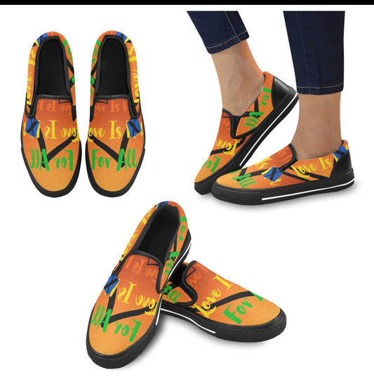 Super Comfortable Stylish Slip-On Shoes HUMAN RIGHTS (12 Variants)