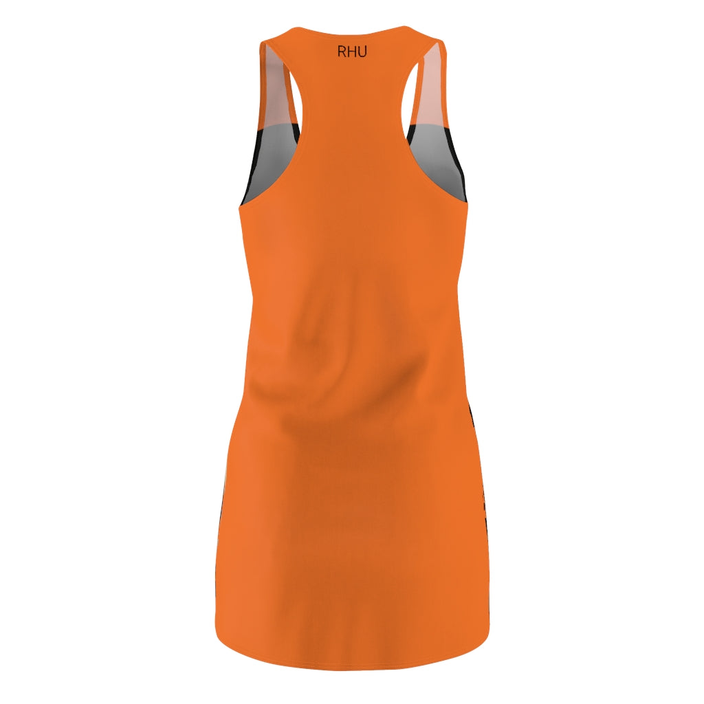 Women's Cut & Sew Racerback Dress Orange Doll