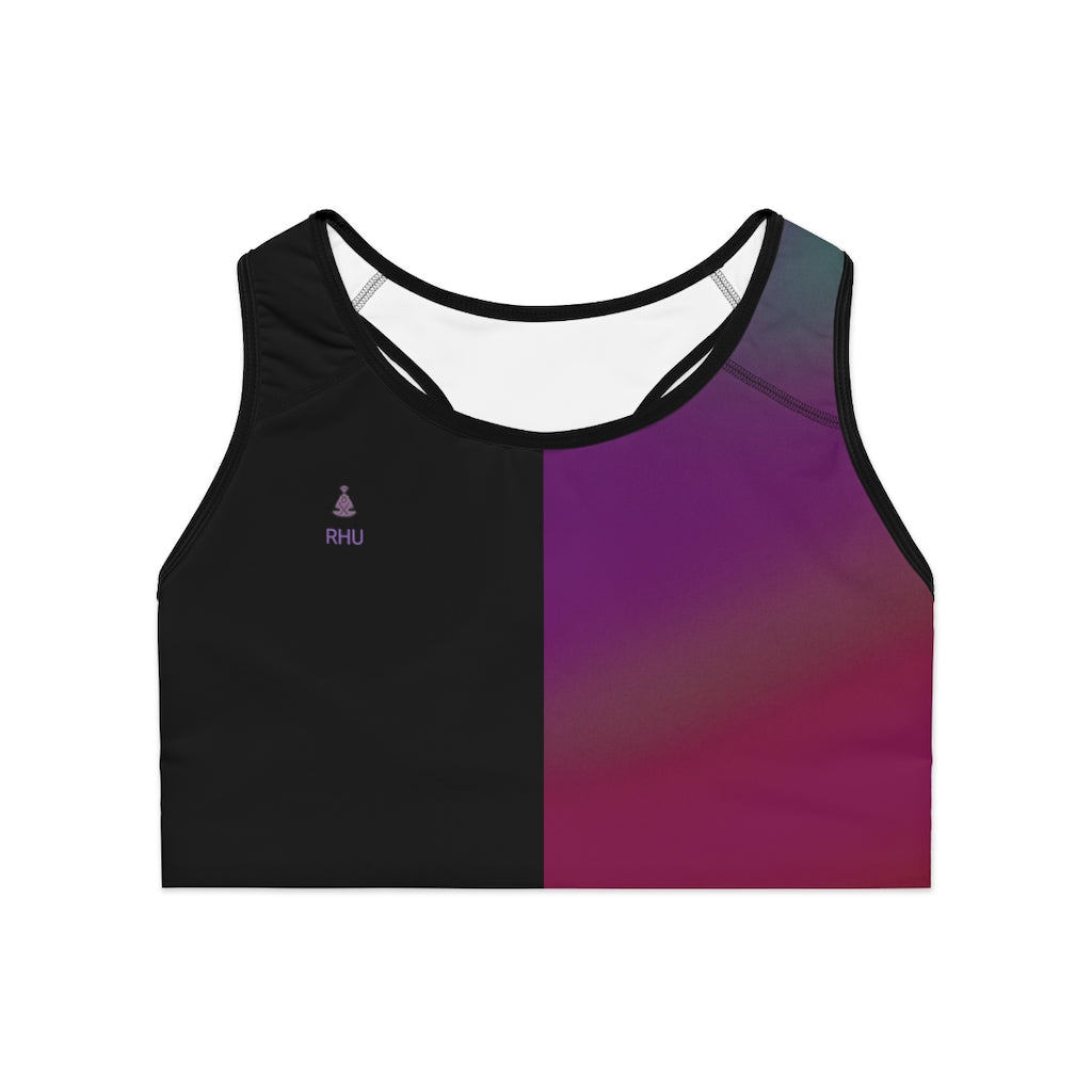 Color Fading Buddha Sports Bra