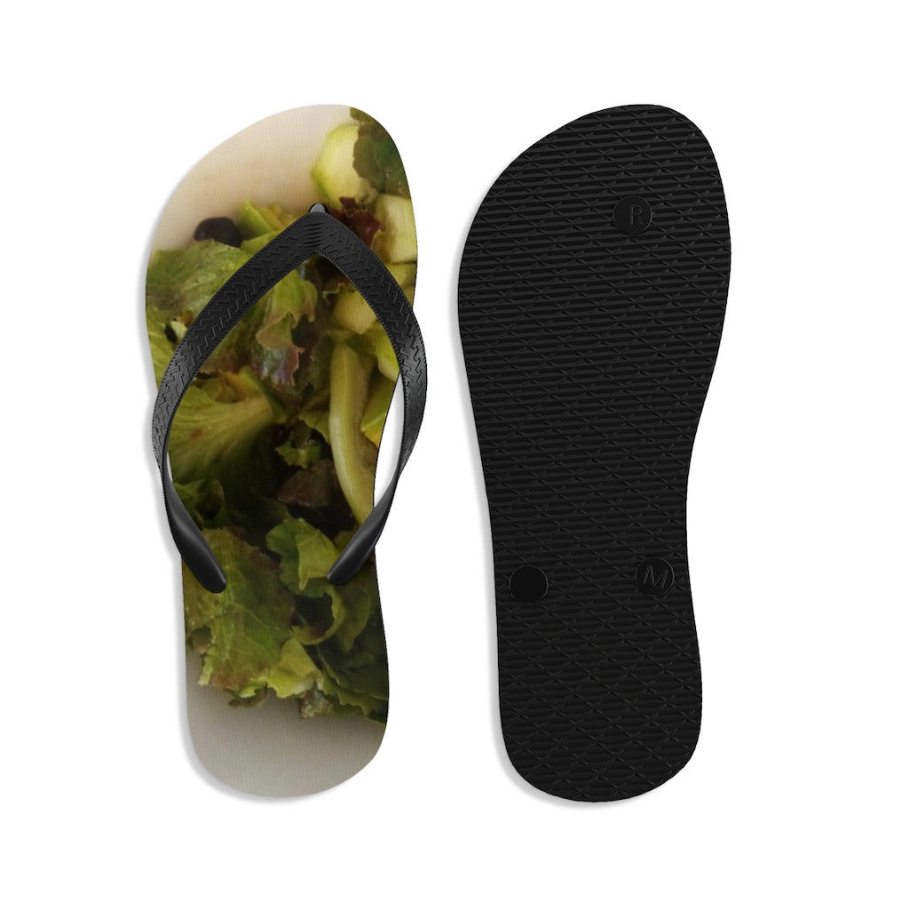 Get Healthy Avocado Lettuce Unisex Flip-Flops