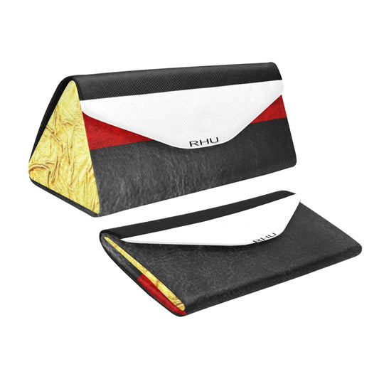 Gold Red White Black Foldable Glasses Case