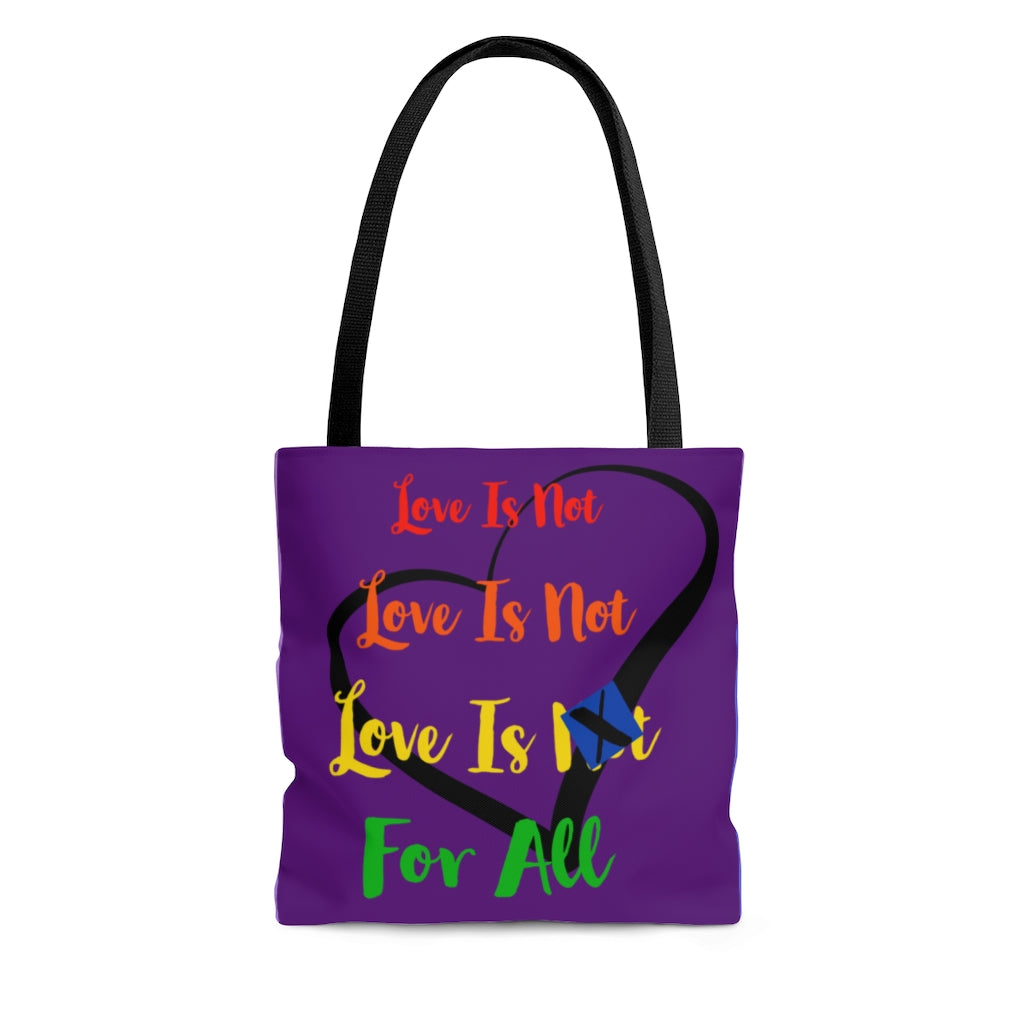 Human Rights LINFA Tote Bag Rainbow Fading Back