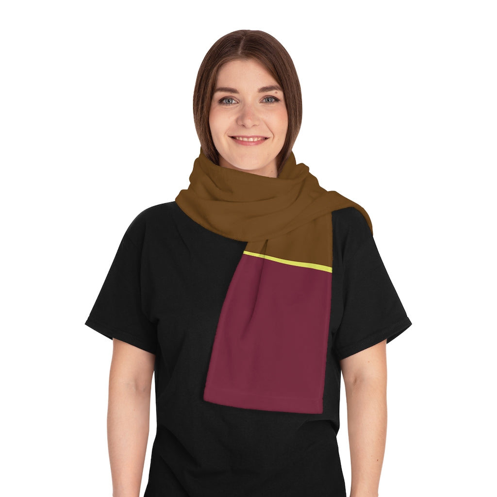 Brown Wine Scarf