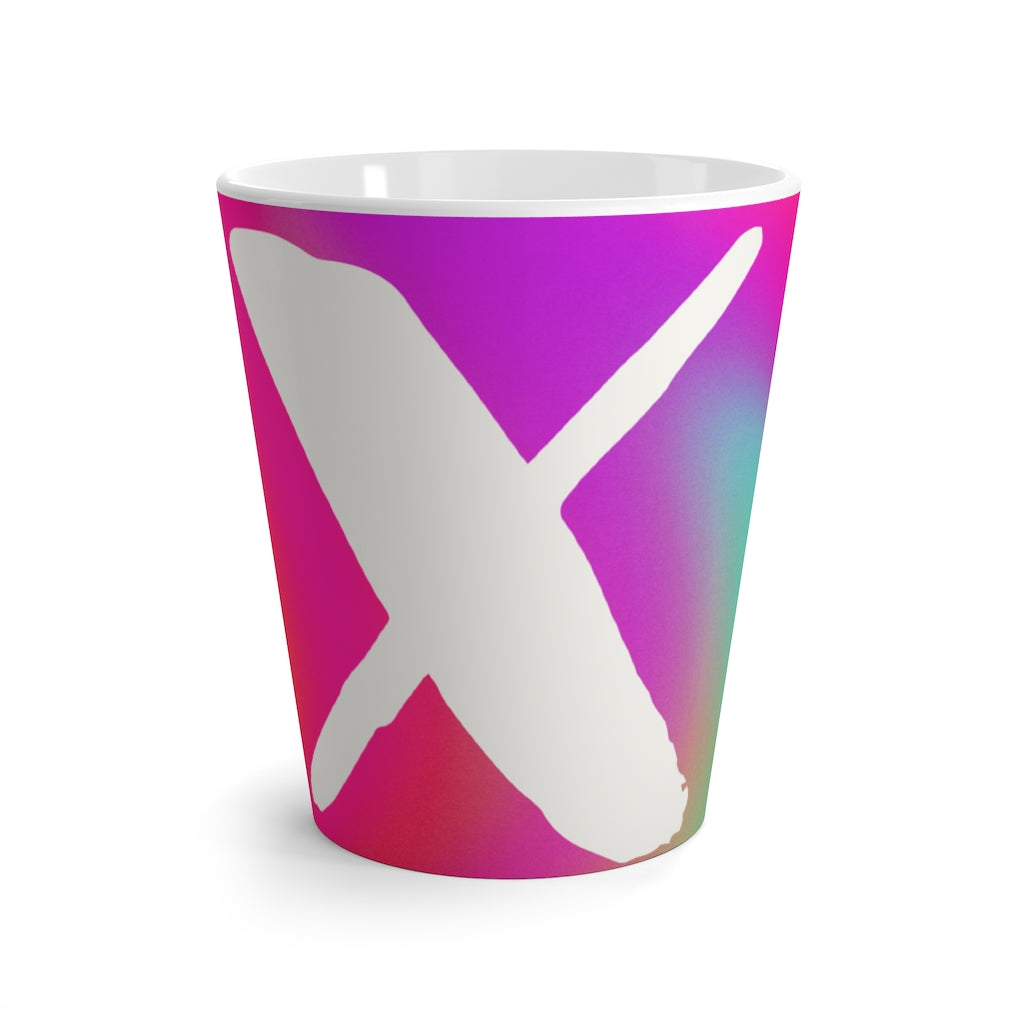 X Latte Mug Duotone Pink/Ocean/Purple