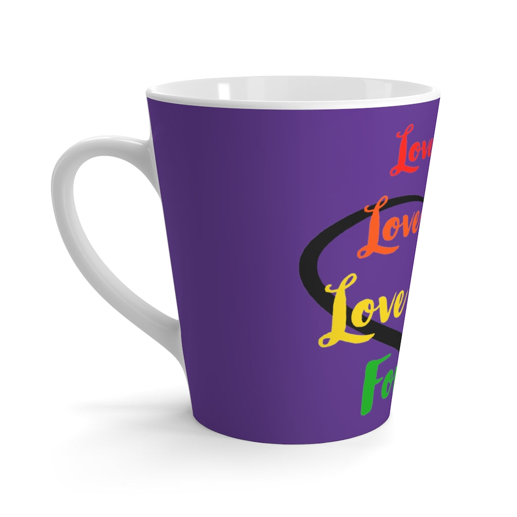 Human Rights LINFA Latte Mug Rainbow