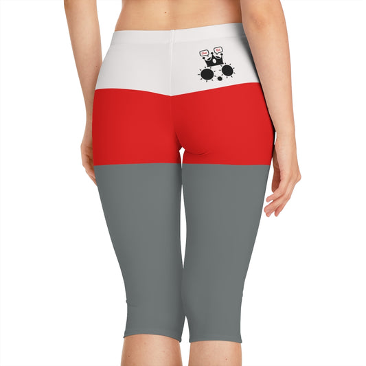 Cat Sleep Eat Women's Shortgings  White/Red/Grey