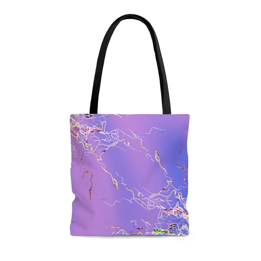 Electric Lights Tote Bag Fading Lilac