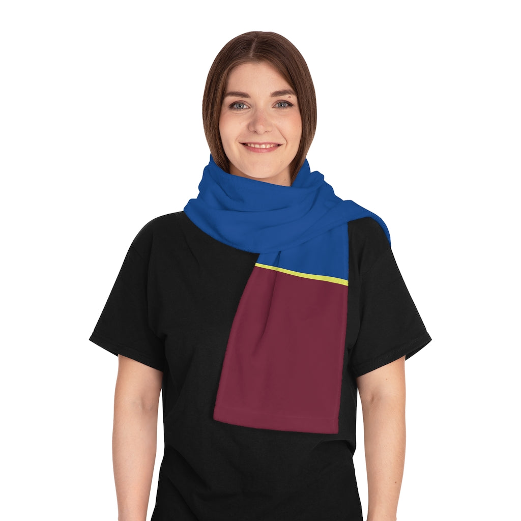 Blue Wine Scarf