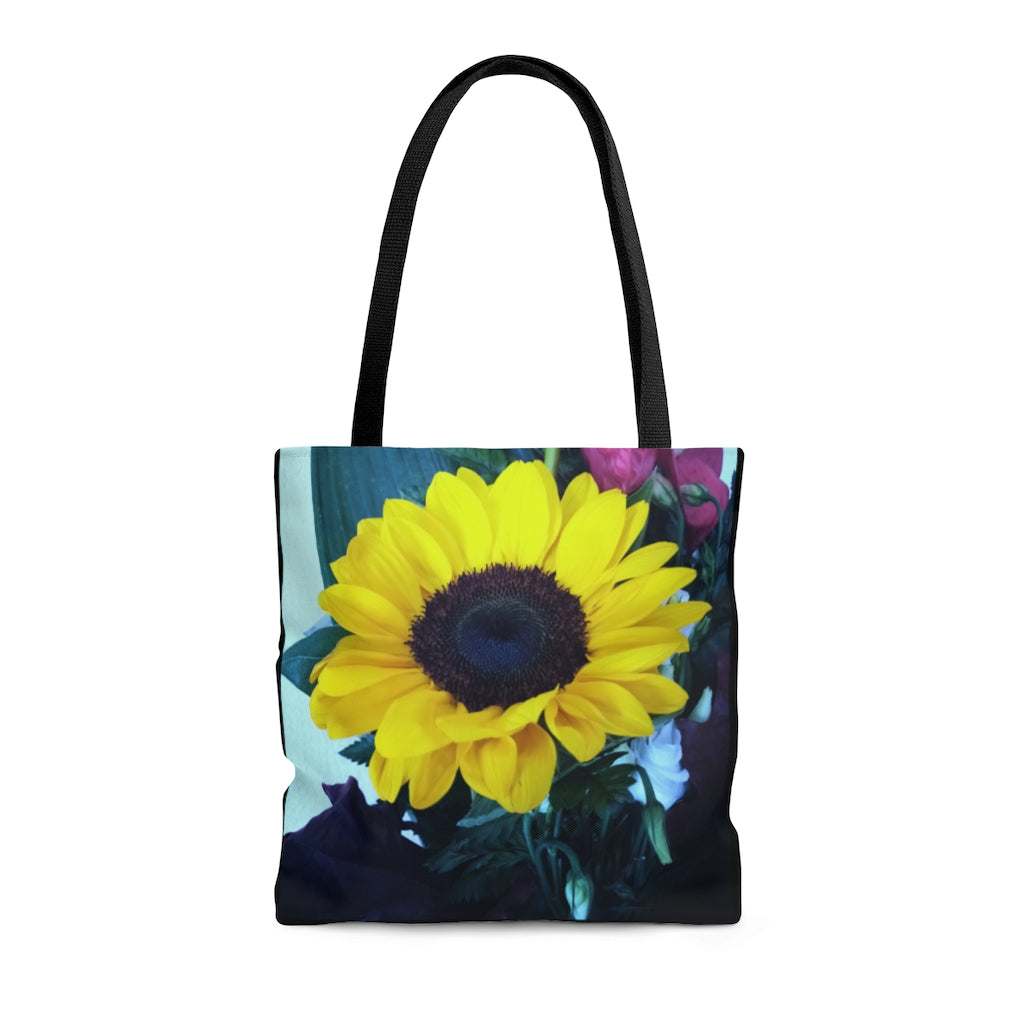 Double sided Sunflower/X Tote Bag