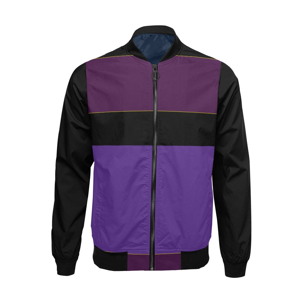 Men's Casual Jacket Purple/Black