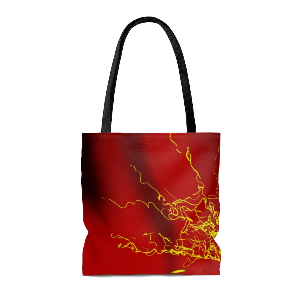 Gold Electric Lights Tote Bag