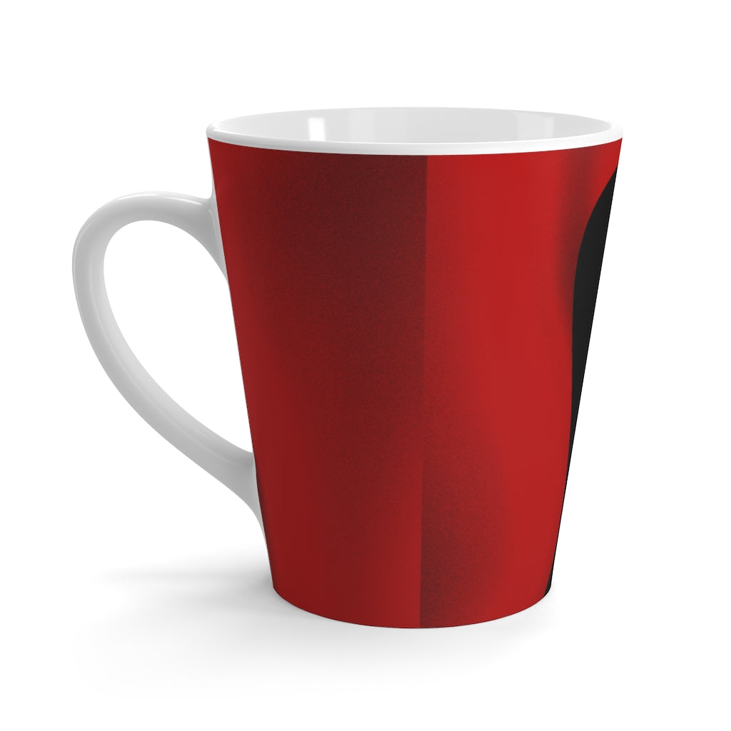 Ghost Latte Mug Duotone Red